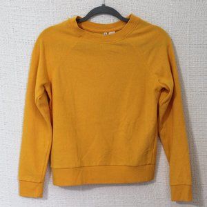 H&M Mustard Yellow Crewneck Long Sleeve